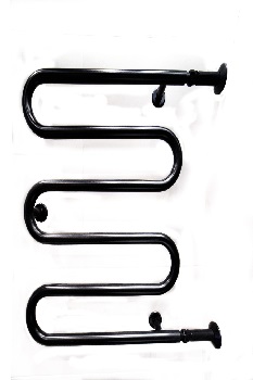 Juodas rankšluosčių džiovintuvas