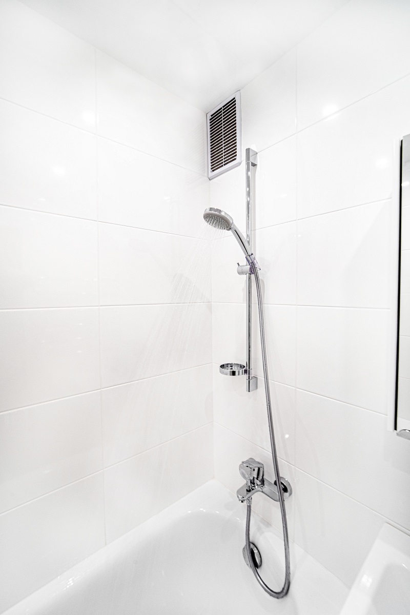 Dušo komplektas Hansgrohe Justiniškėse suremontuotame bute